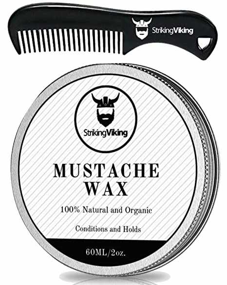 Mustache Wax and Comb