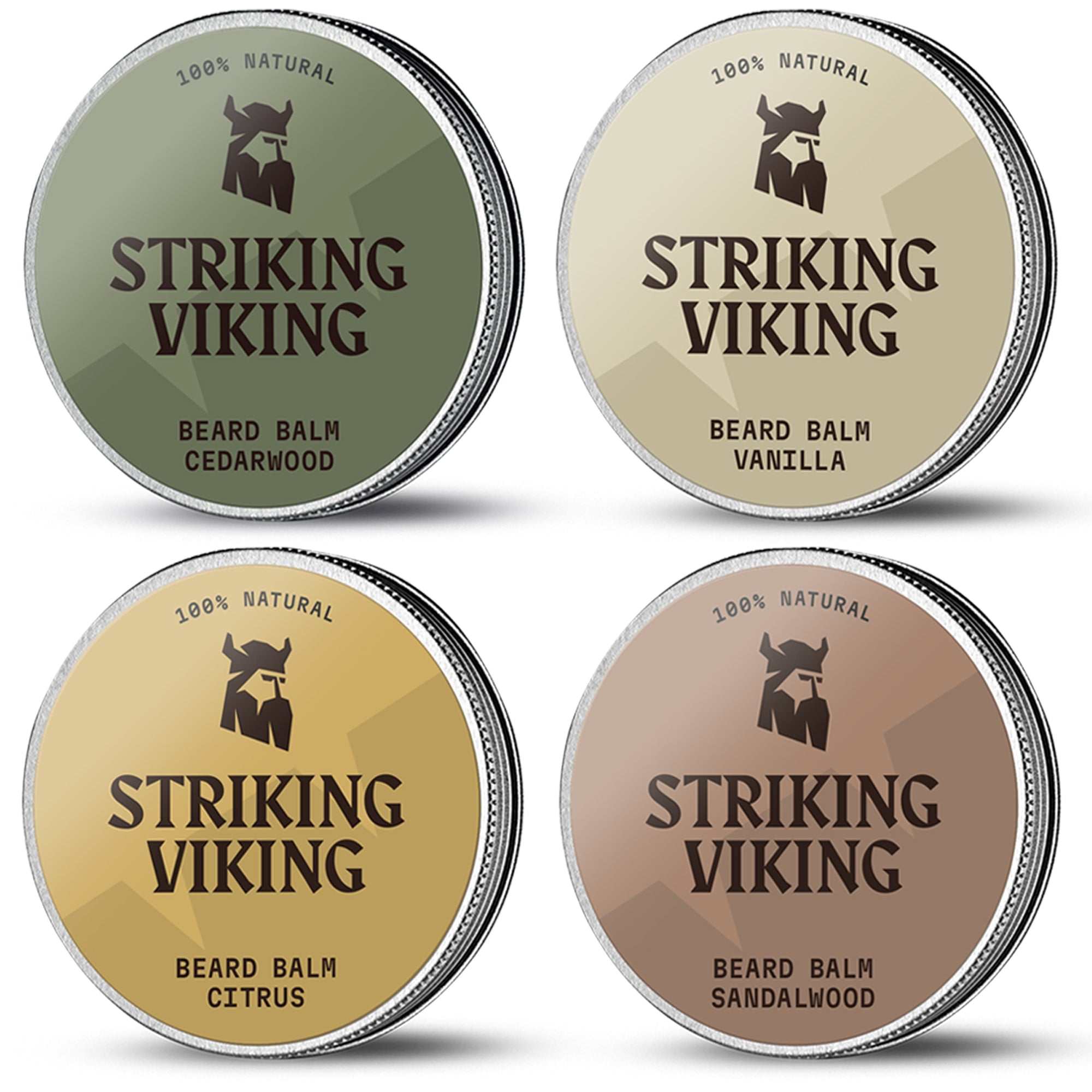 Beard Balm Variety - 4 Pack Set