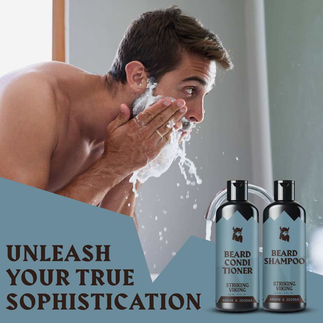 Beard Shampoo & Conditioner Cologne - Argan & Jojoba Oil