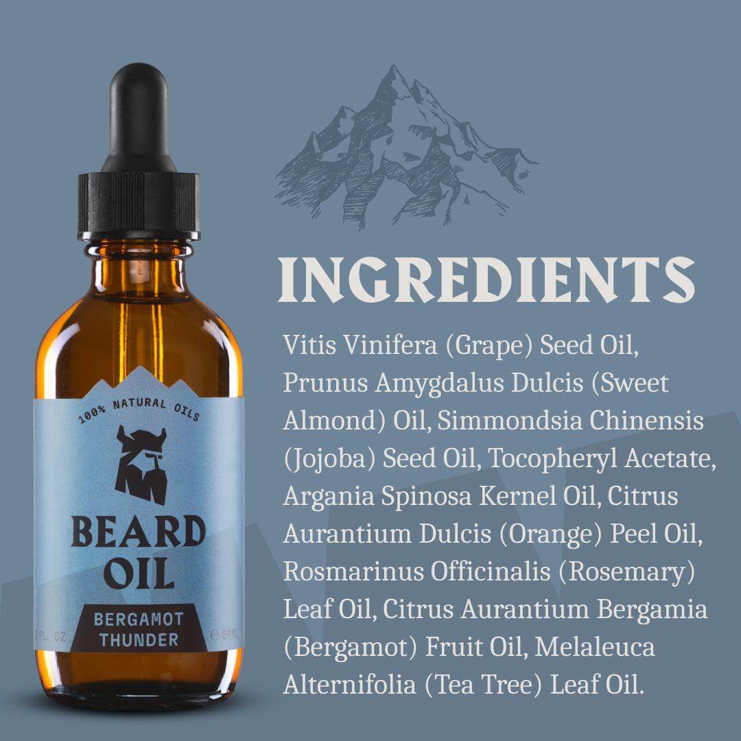 Beard Oil - Bergamot Thunder