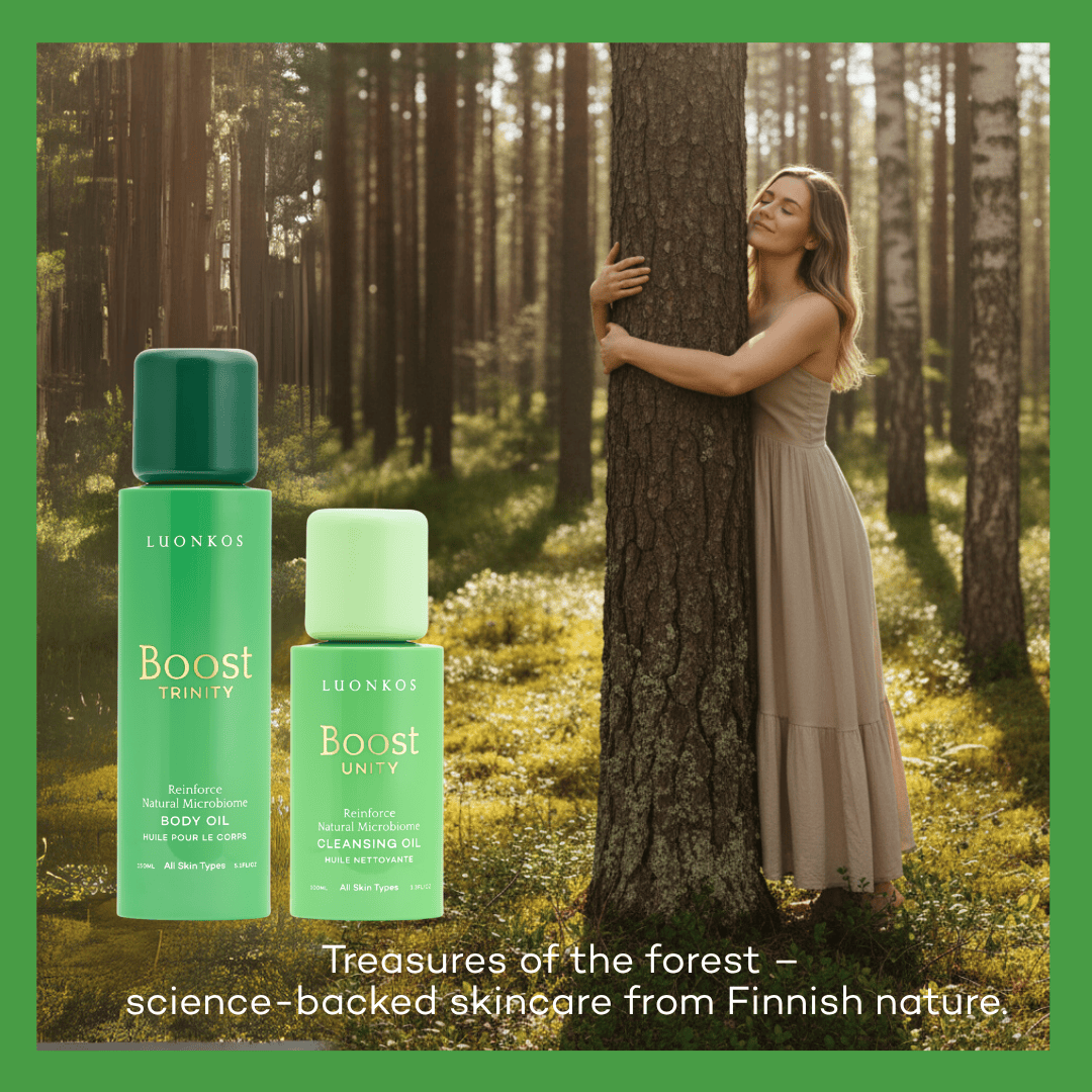 Fragrance-free oil cleanser with Reconnecting Nature™ – gently removes makeup and supports skin microbiome