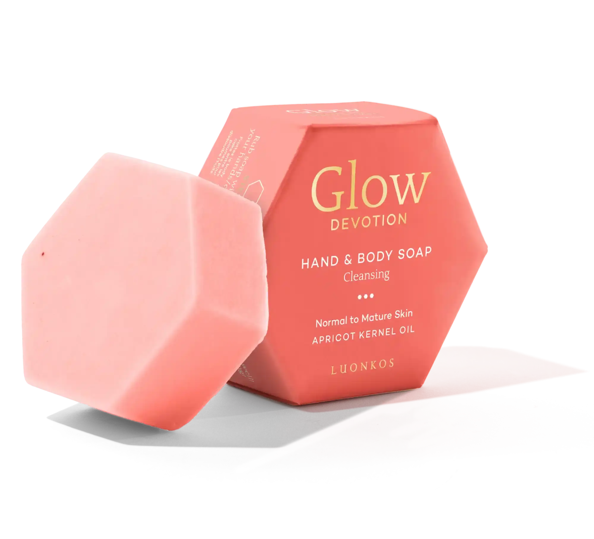 A pampering and fragrant pink soap for washing hands and body that cleanses effectively without drying the skin - a natural choice for skin care.