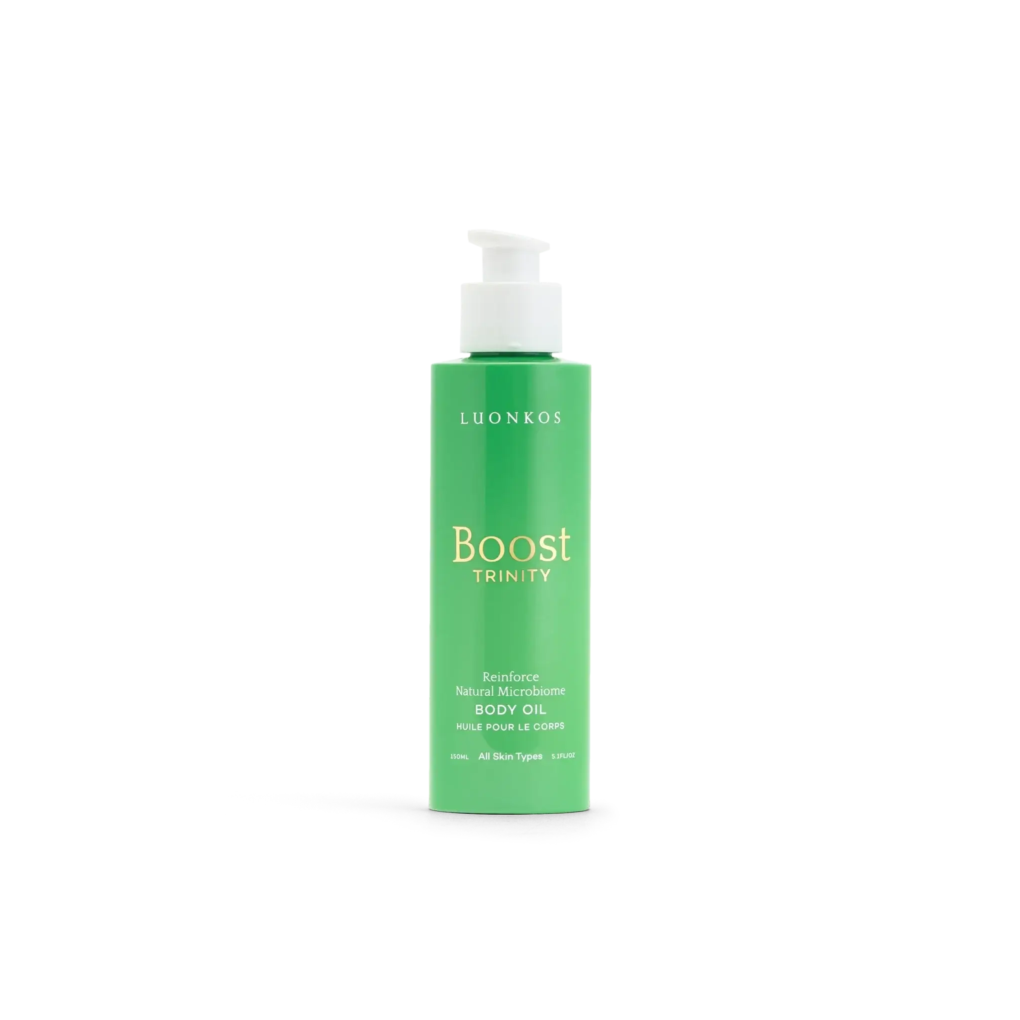 Boost Trinity Körperöl – Hydration und Schutz mit finnischen Waldmikroben