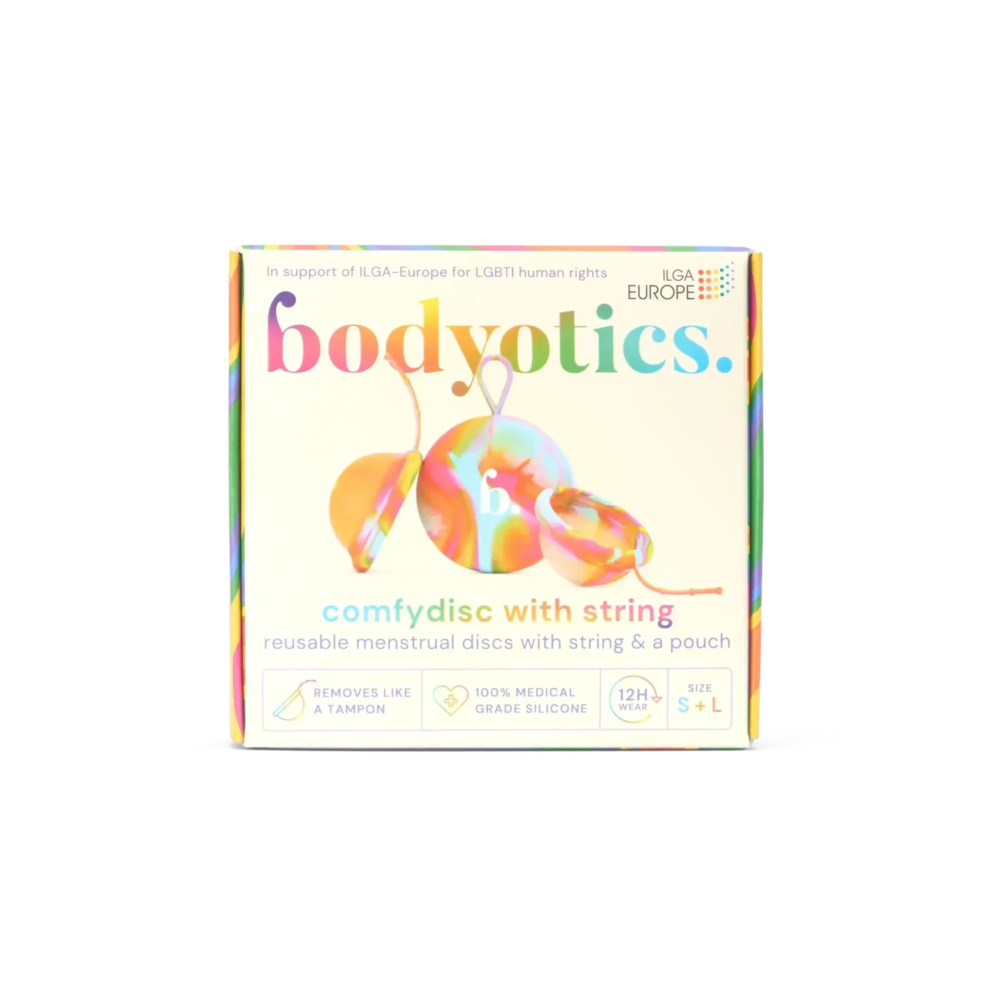 Bodyotics Comfydisc: Regnbueudgave - 2 stk.