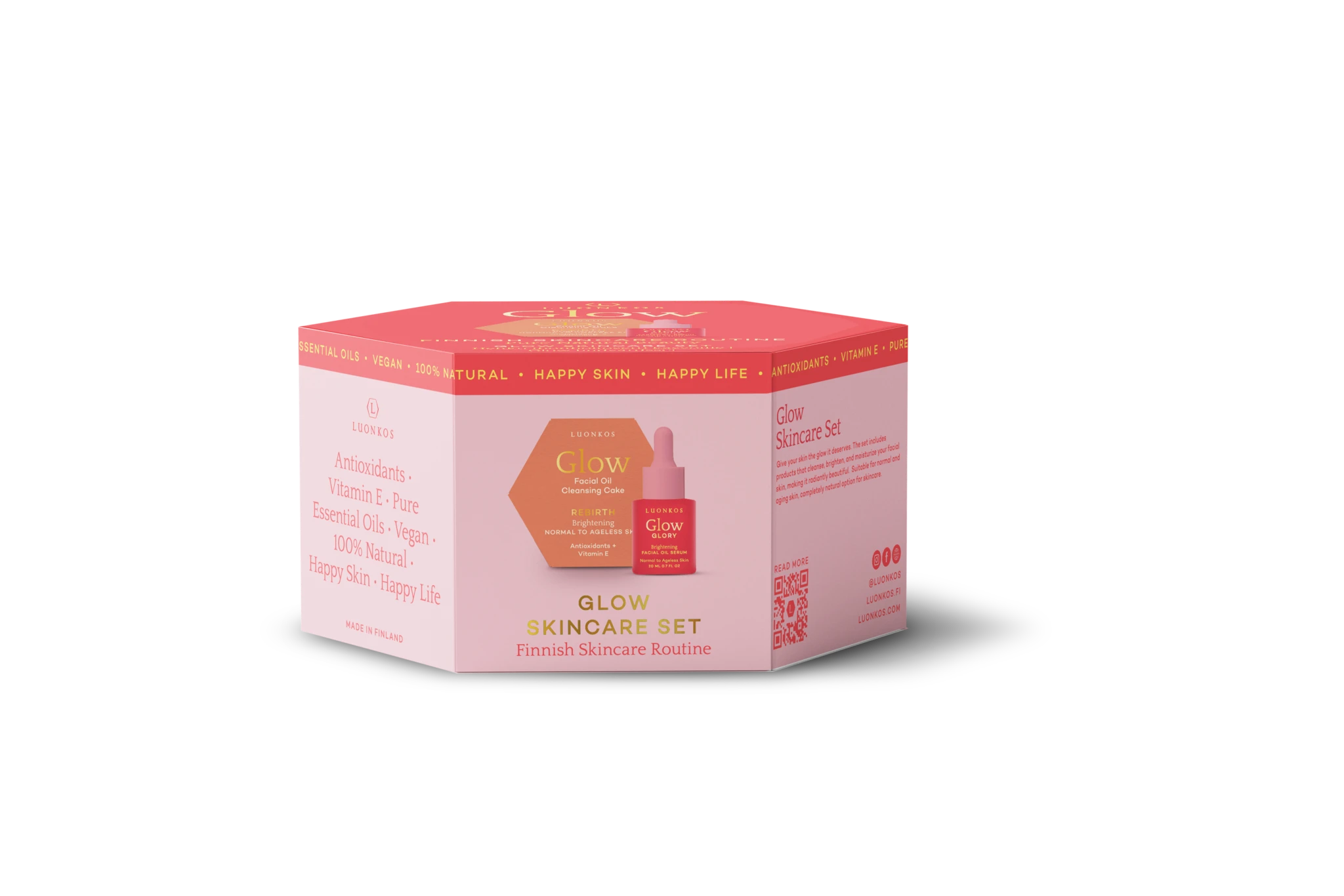 Gesichtsöl Hautpflege-Set - Glow & Shine - Luonkos