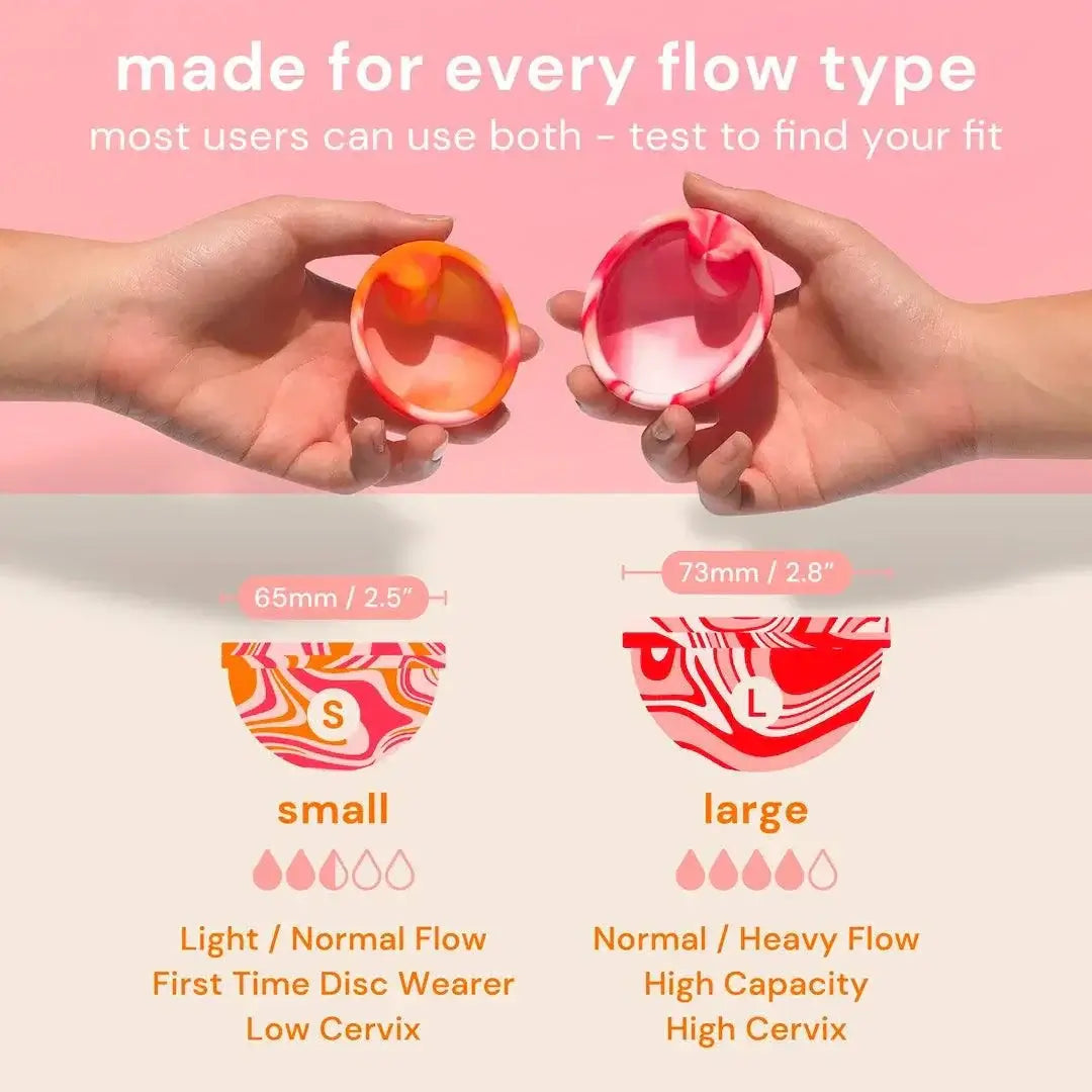 Menstruationsskiver - Bodyotics Comfydisc Genanvendelig - 2 stk