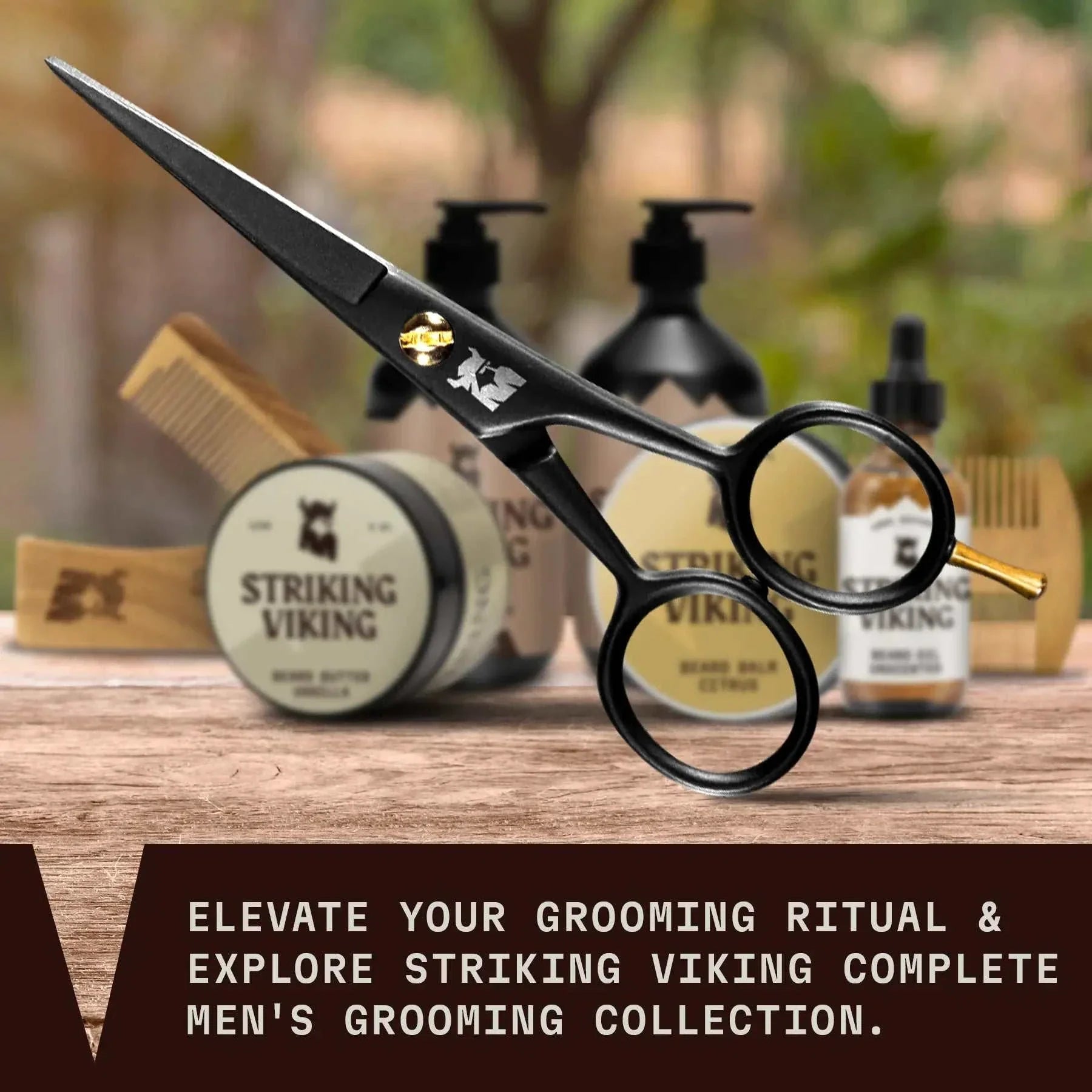 Beard and Mustache Scissors Kit for Men