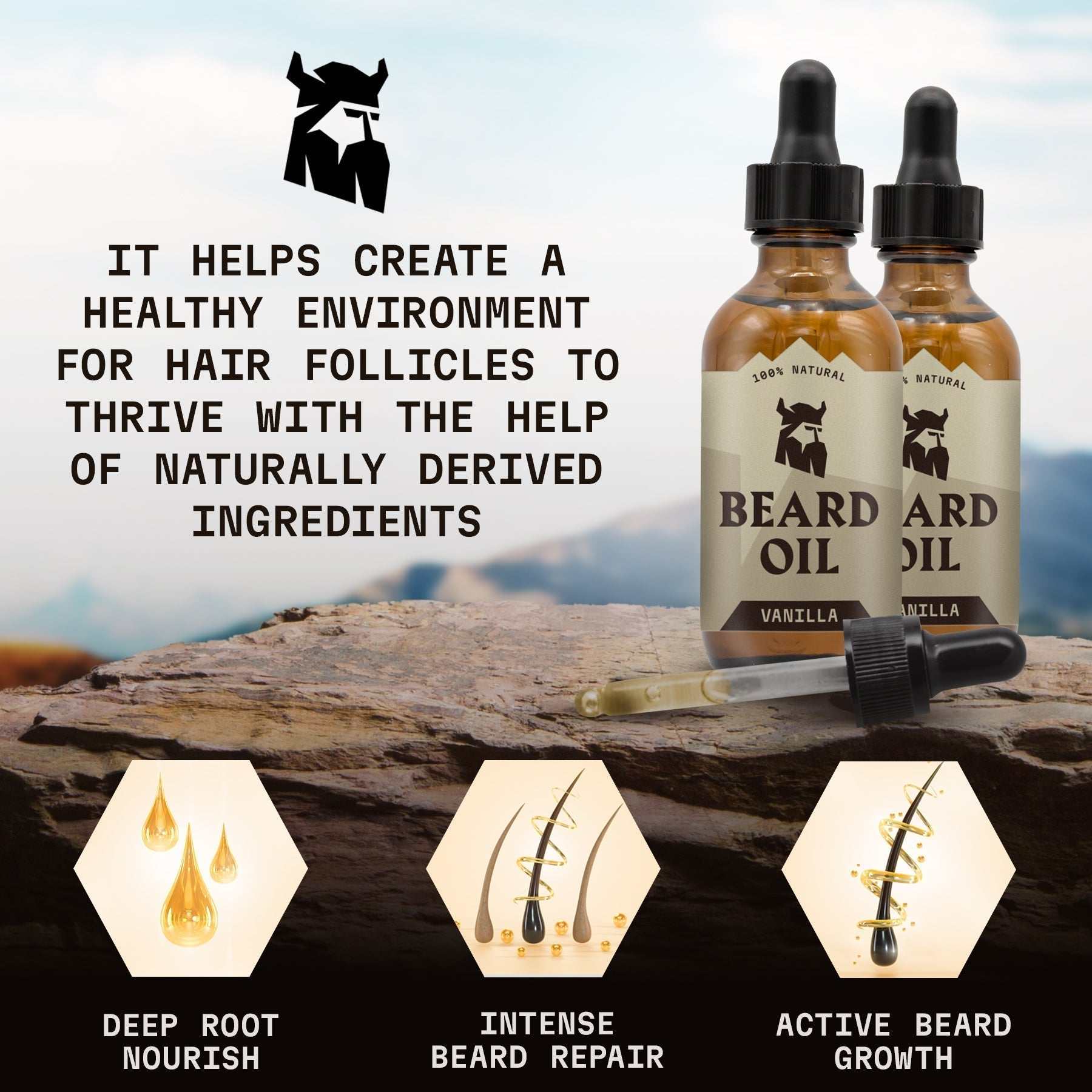 Vanilla Beard Oil - 2 Pack