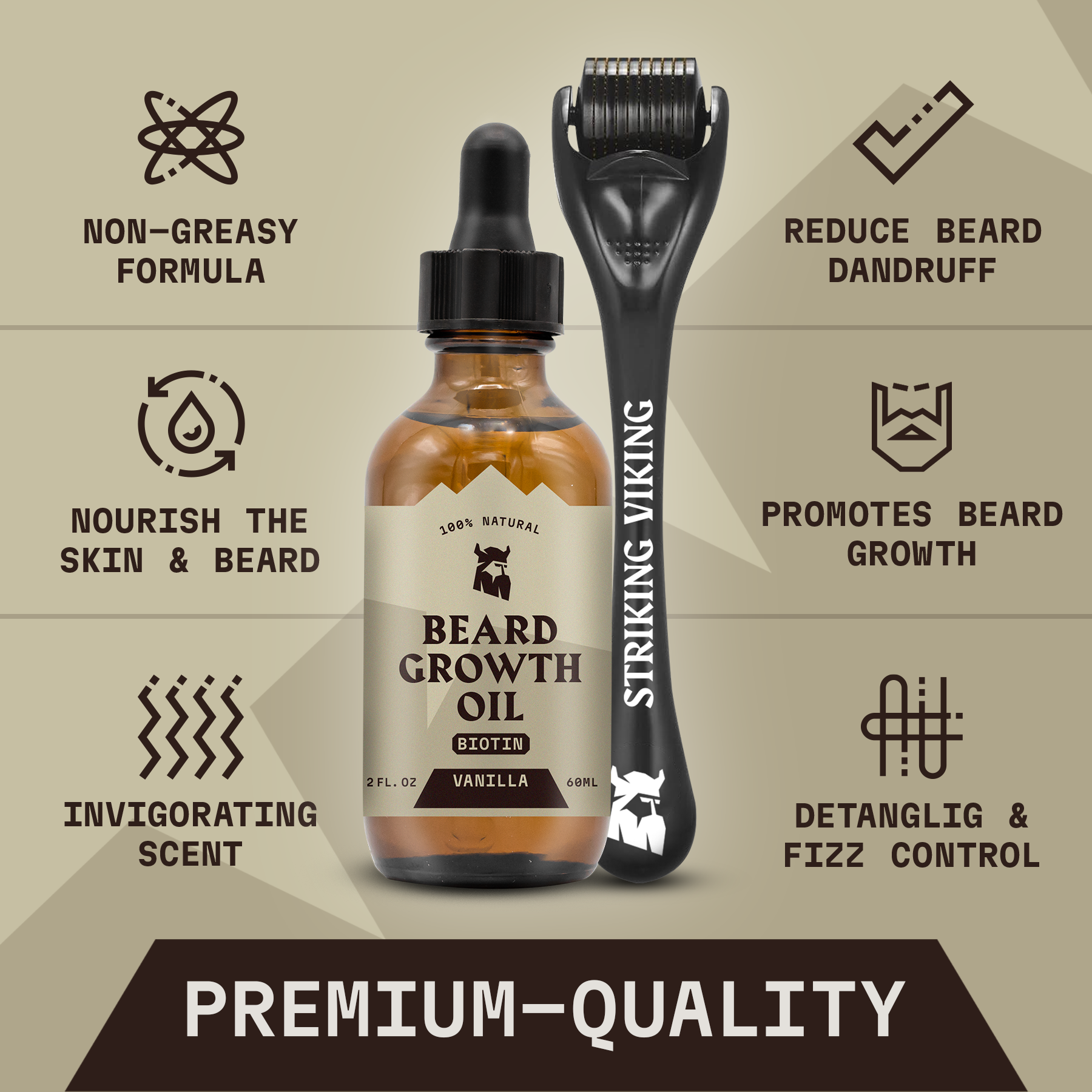 Beard Growth Kit - Vanilla