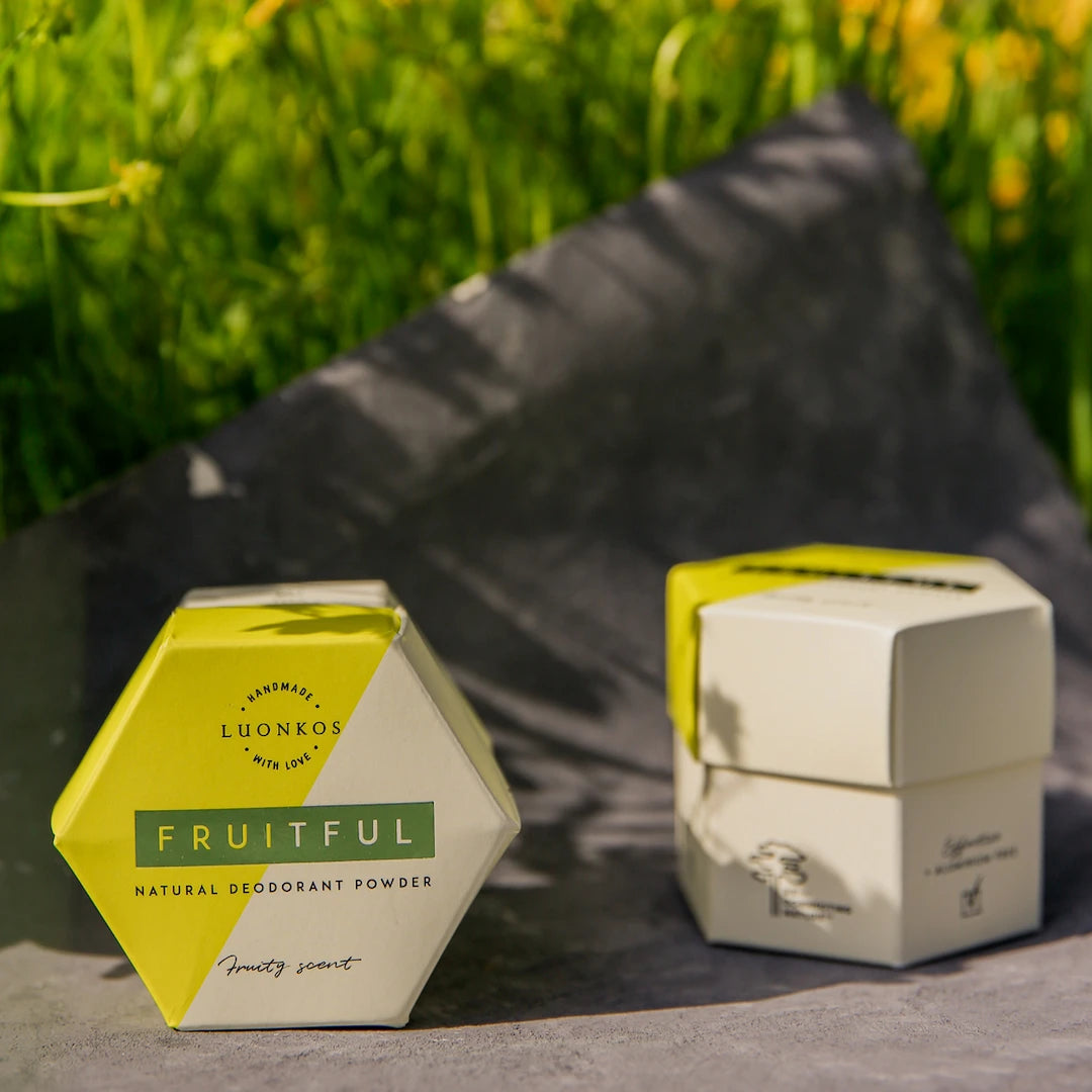 Natural Deodorant - Fruitful Powder - Fruity Scent, Forest Microbes