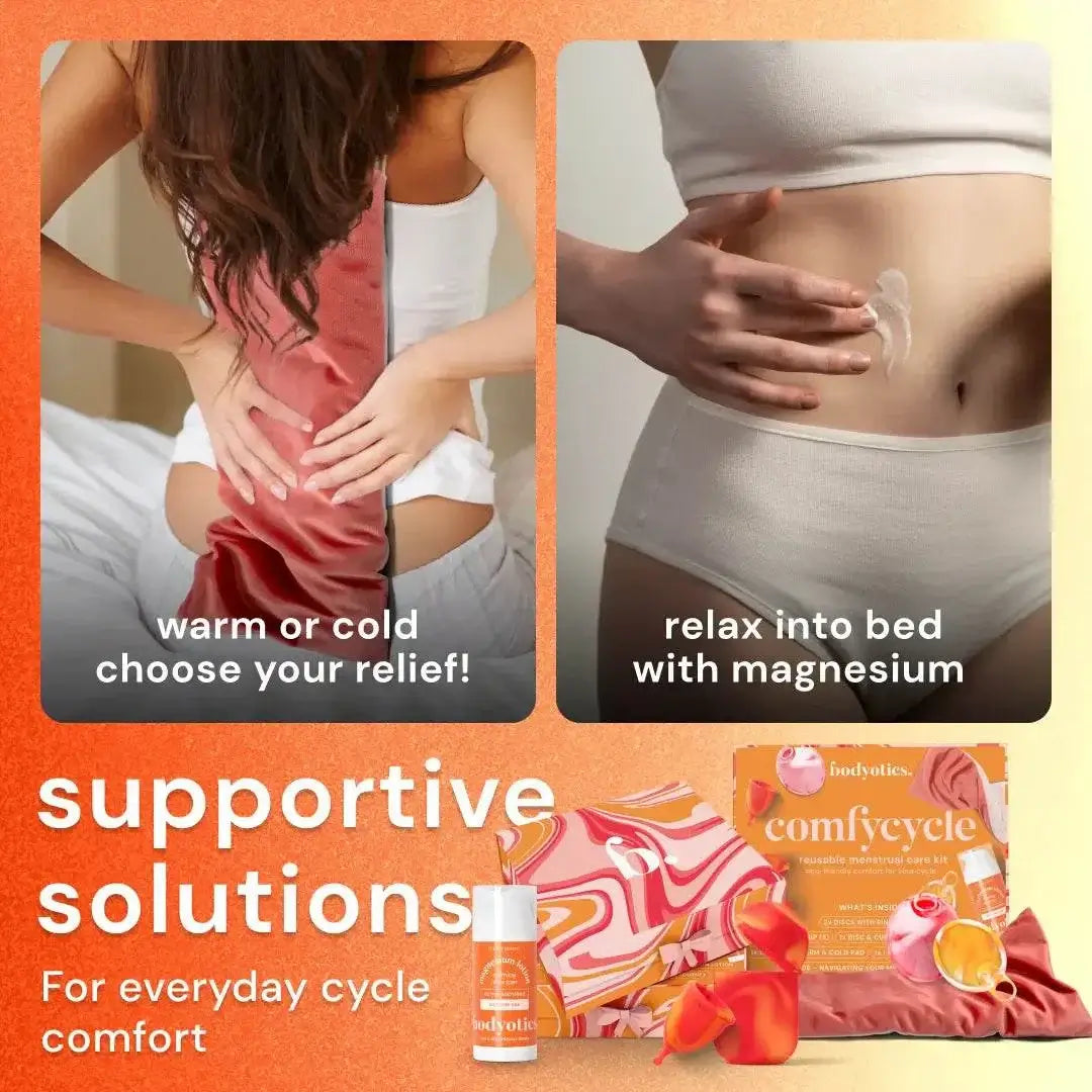 Bodyotics Comfycycle Genanvendelig Menstruationsskive & Plejesæt - 6 stk.