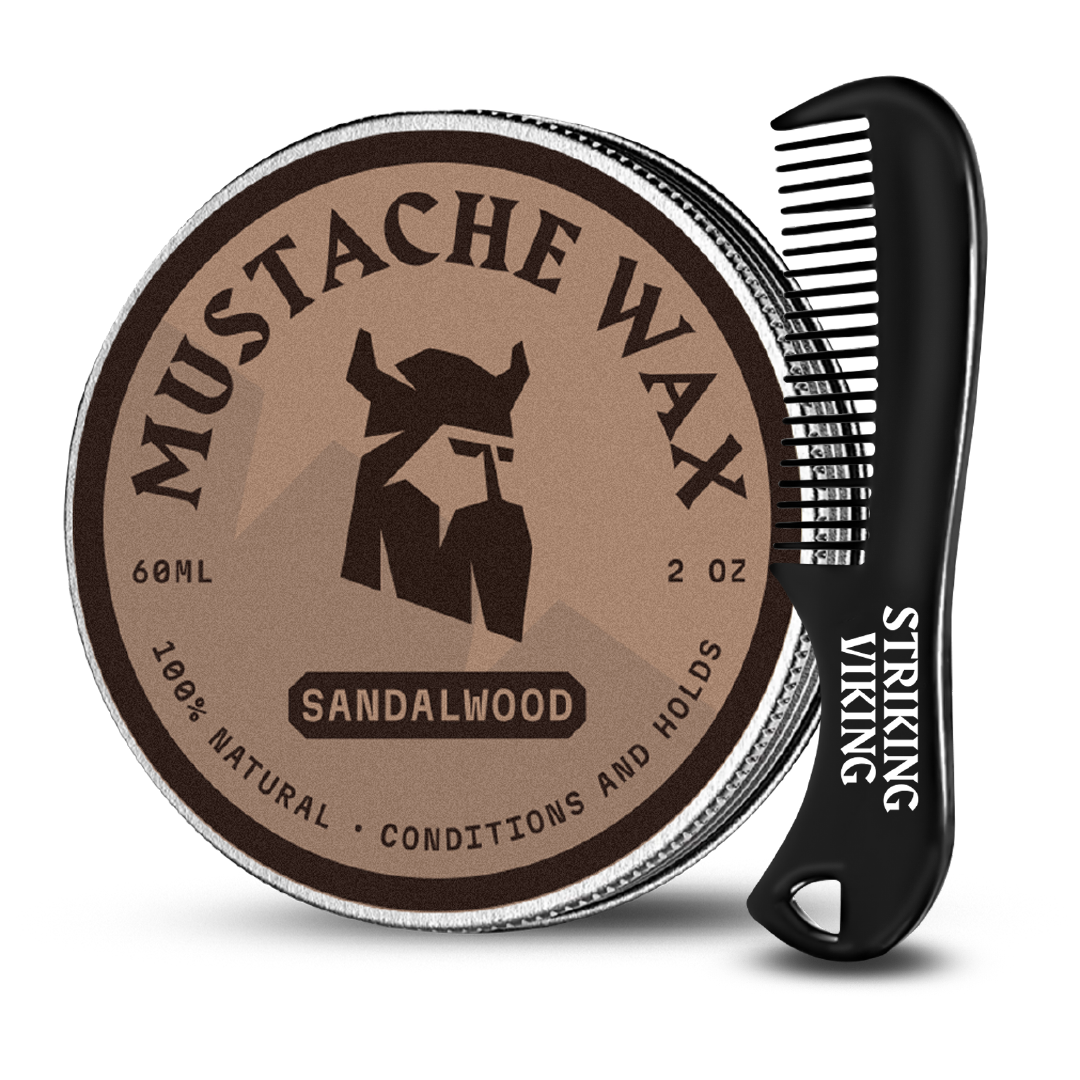 Mustache Wax and Comb