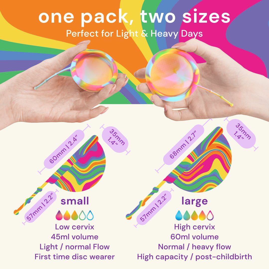 Bodyotics Comfydisc: Rainbow Edition - 2pcs