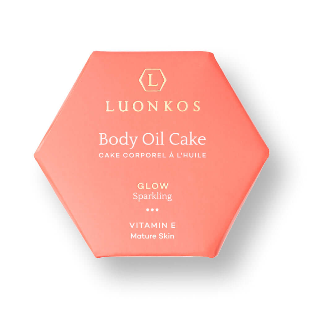 Glow body oil bar 55 g, shimmering