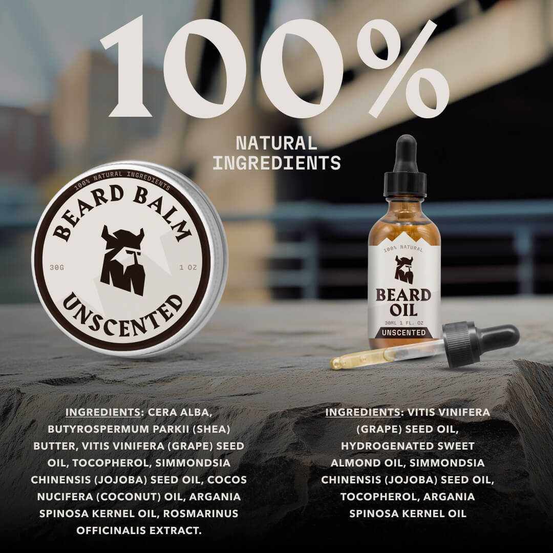 Beard Oil and Balm - Unscented