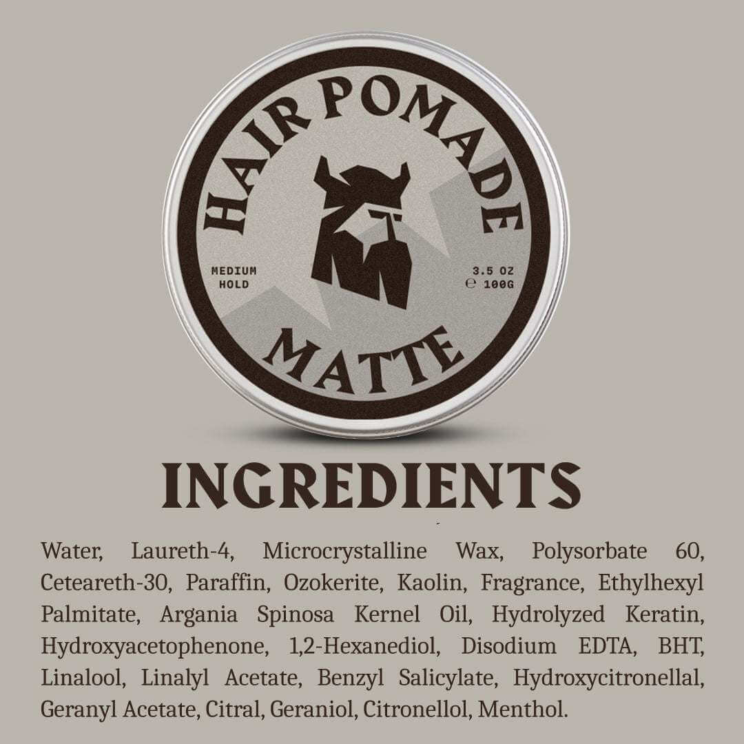 Hair Pomade – Matte Finish - Linen Scent