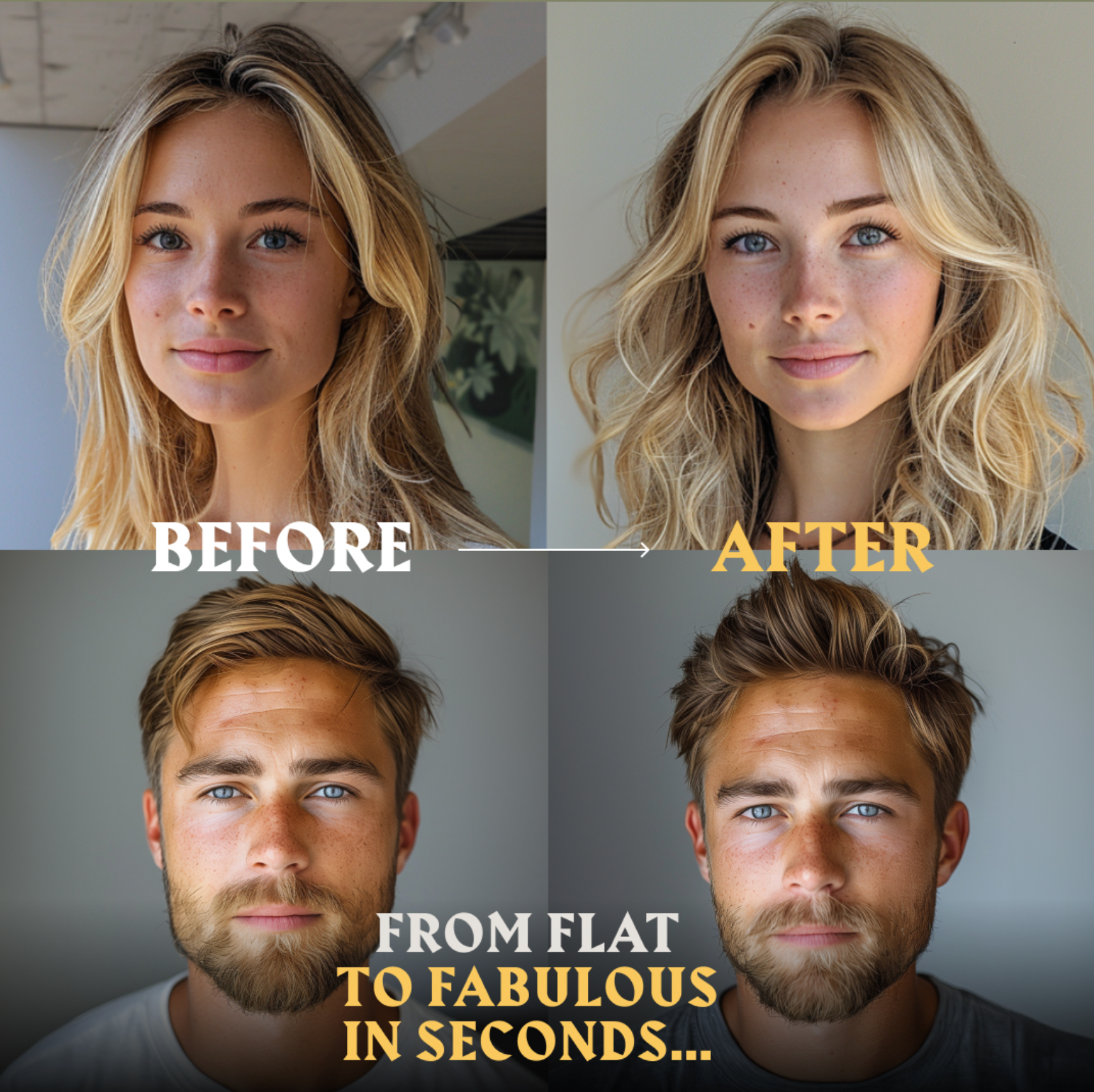 Spray do włosów z solą morską - Mocne utrwalenie - Cytrusowy