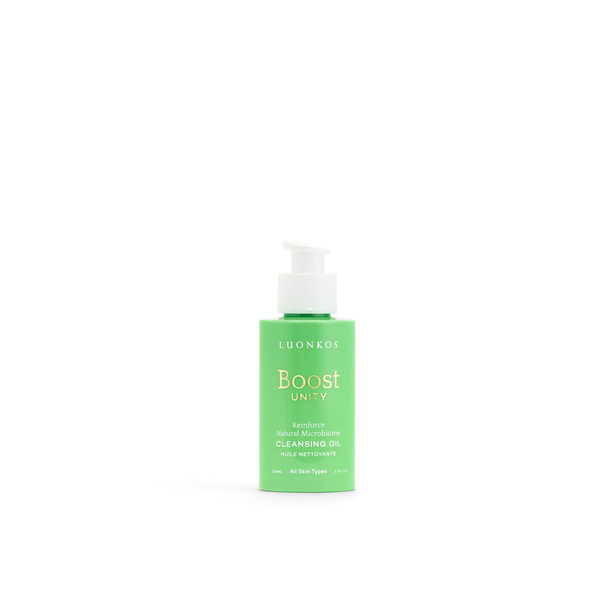 Boost Unity facial cleansing oil – natural deep cleanser with Finnish forest microbes for all skin types