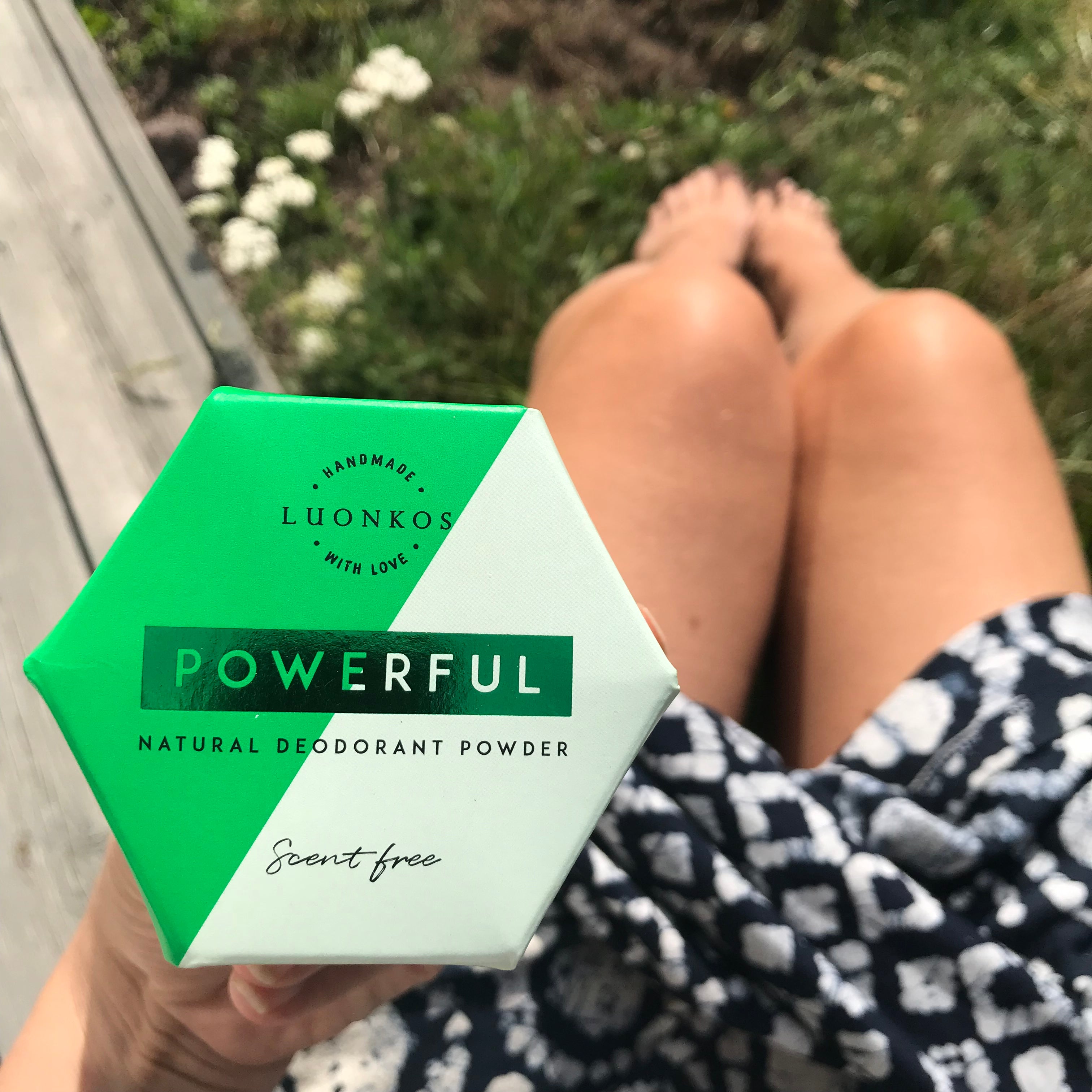 Powerful natürliches Puder-Deodorant - parfümfrei, Waldmikroben
