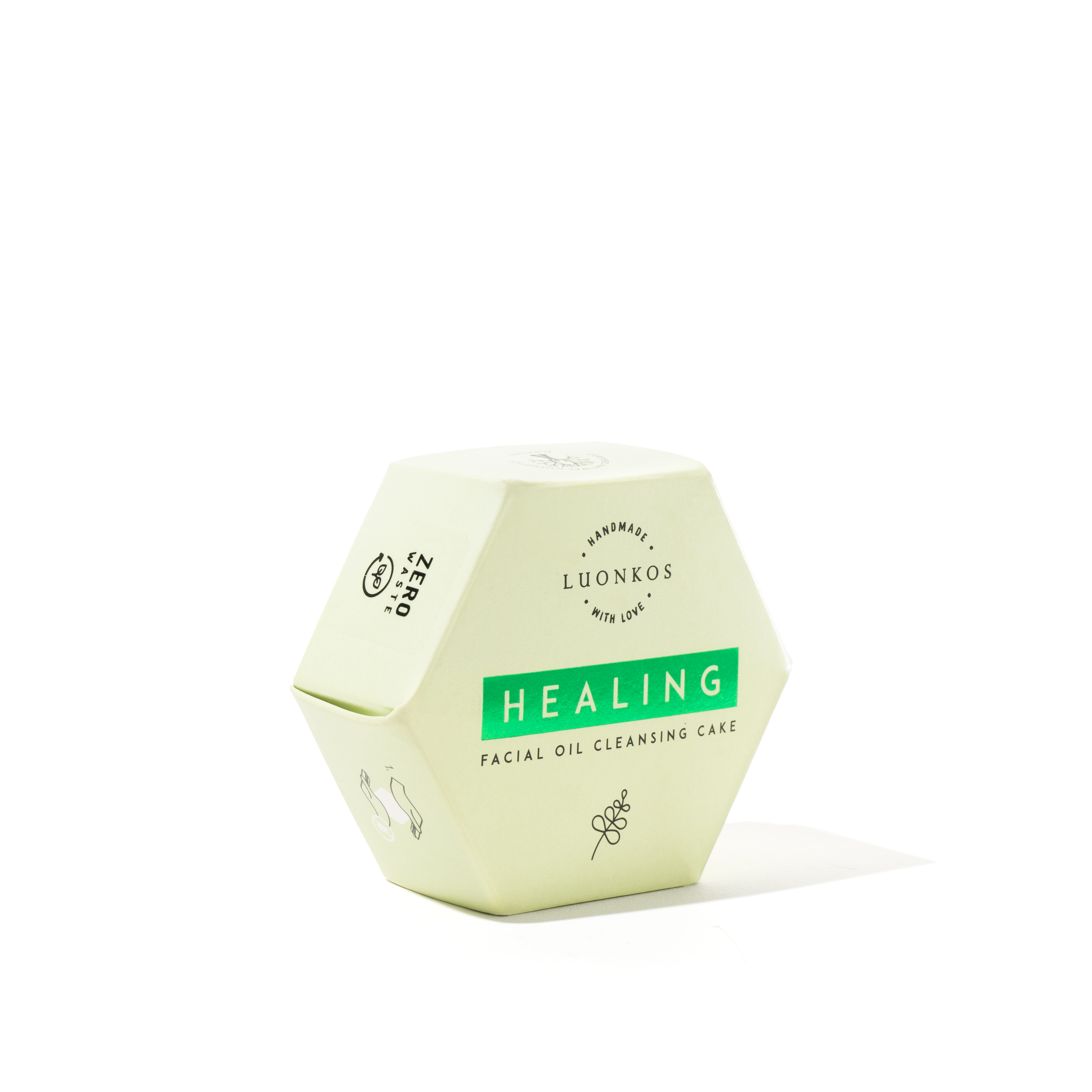Healing Oljerengöringskaka För Ansiktet