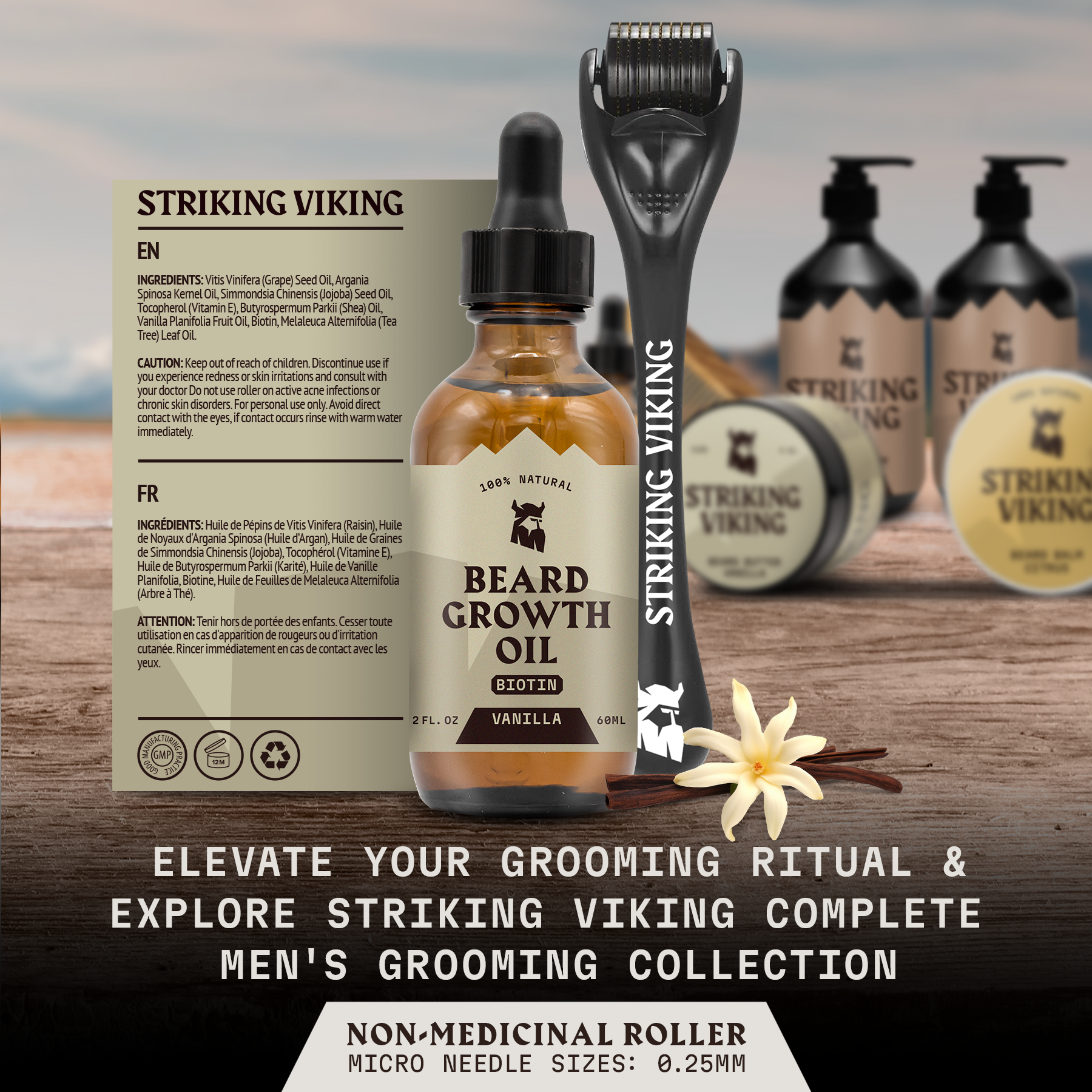 Beard Growth Kit - Vanilla