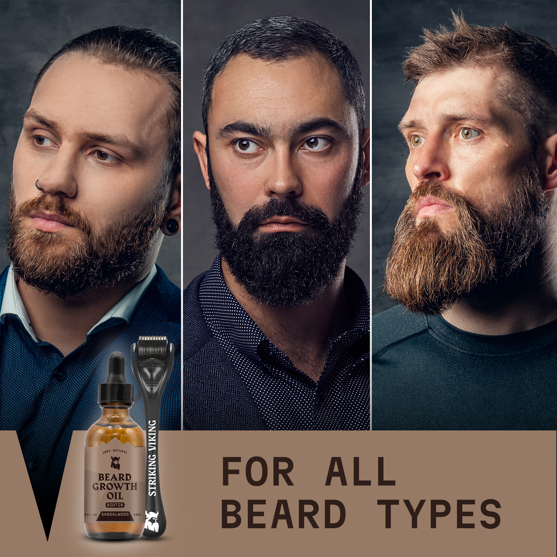 Beard Growth Kit - Sandalwood